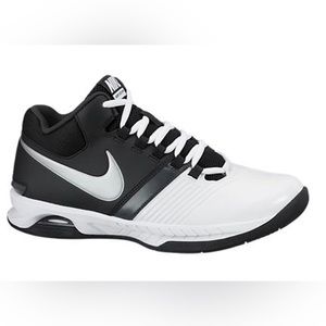 NIKE Air Visi Pro V White Black Basketball Sneakers - Womens Size 9